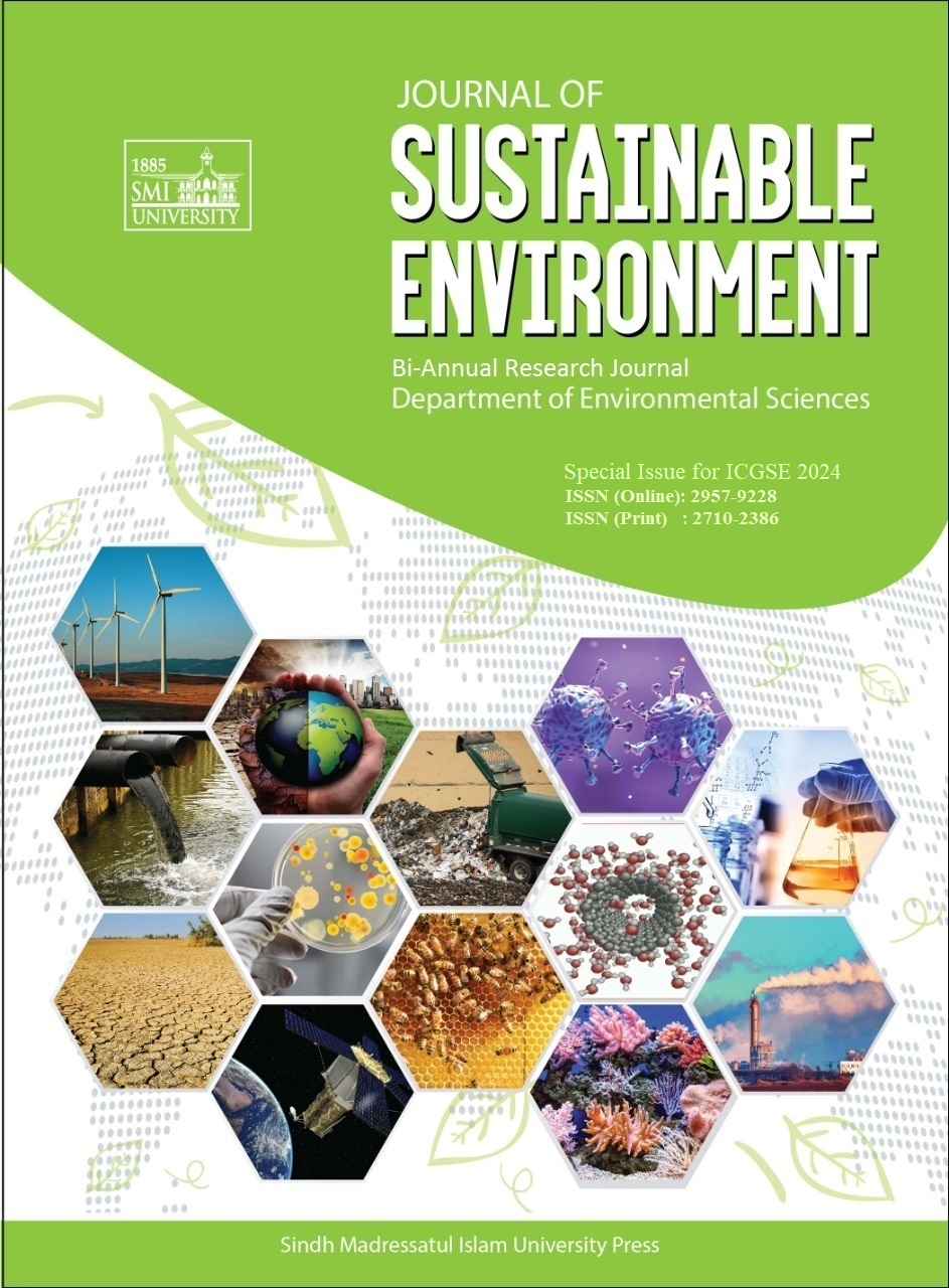 Special Issue for International Conference on Green and Sustainable Environment (ICGSE-2024)